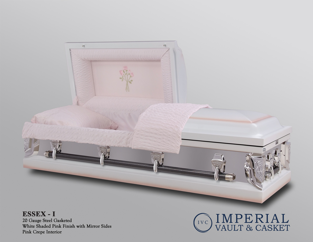 Essex White Pink Mirror